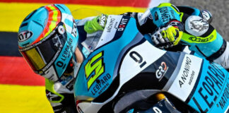 Jamie Masia (5), as seen at Sachsenring. Photo courtesy Leopard Racing Team.