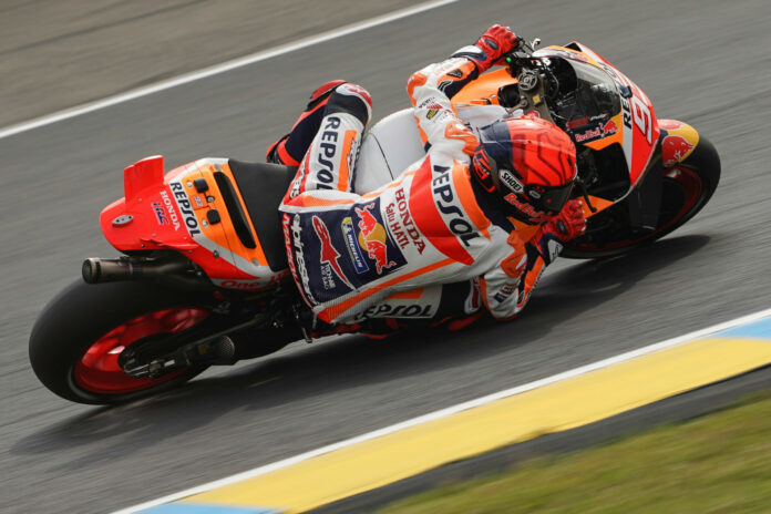 Marc Marquez (93), as seen at Le Mans. Photo courtesy Repsol Honda.