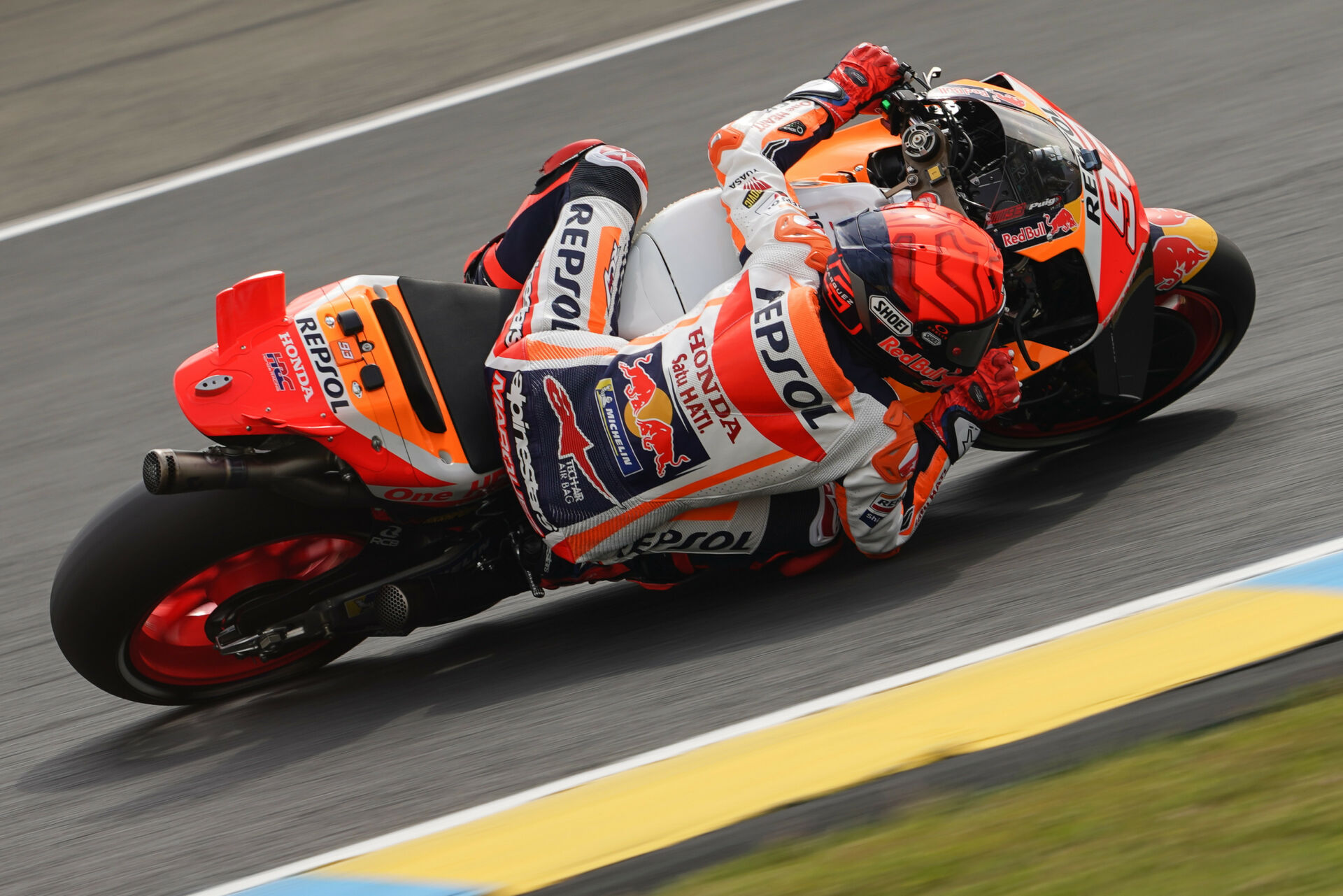 Marc Marquez (93), as seen at Le Mans. Photo courtesy Repsol Honda.