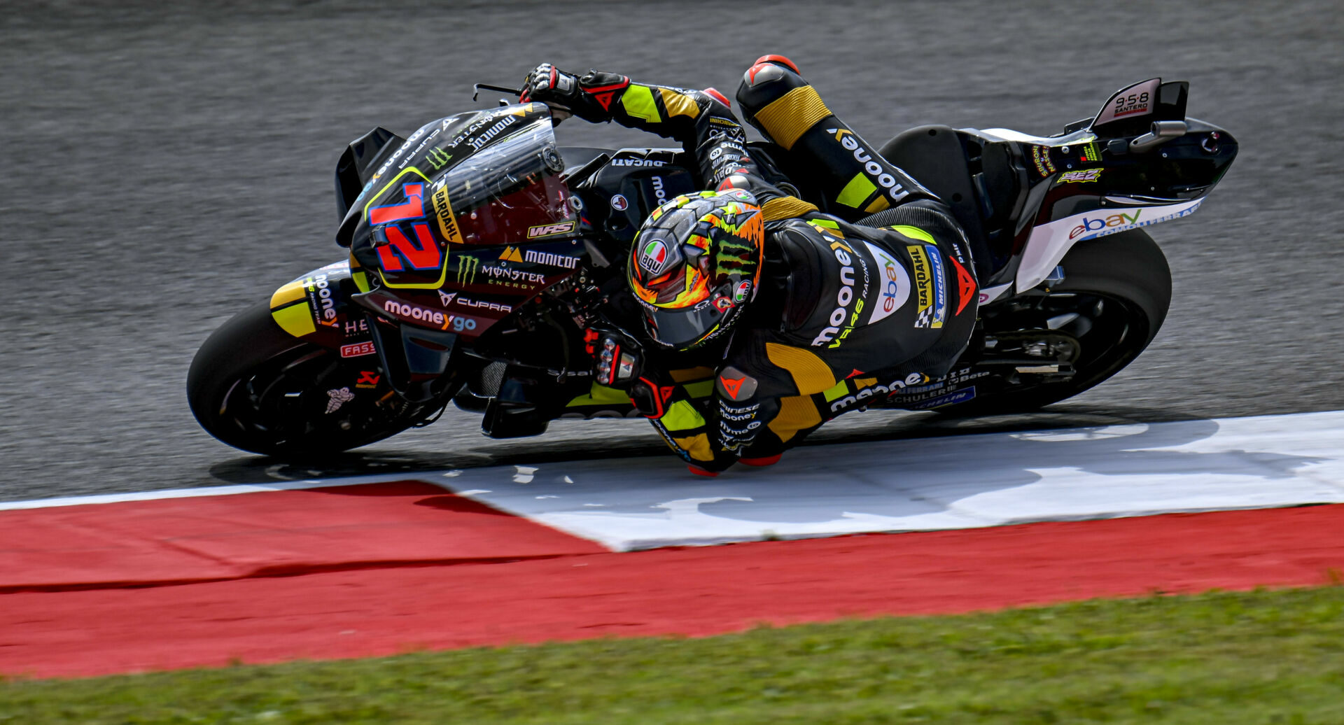 Marco Bezzecchi (72), as seen at Mugello. Photo courtesy Mooney VR46 Racing Team.