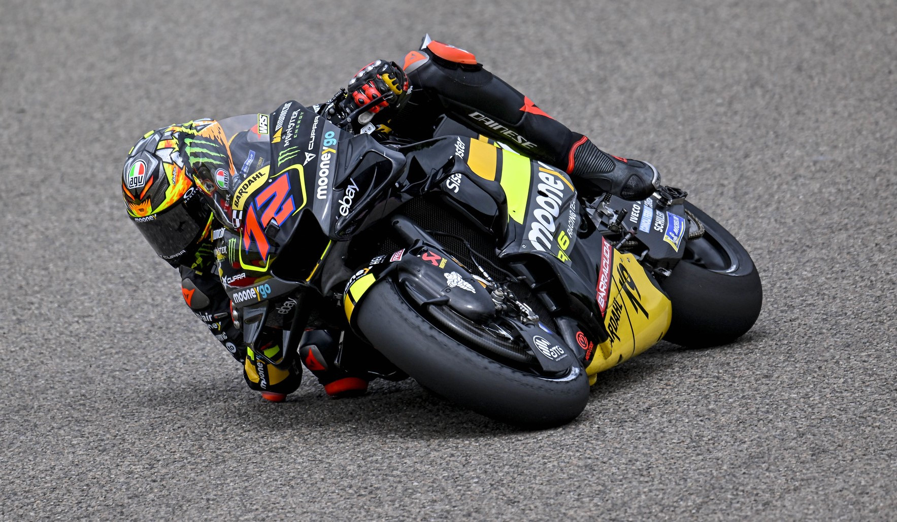 Marco Bezzecchi (72), as seen at Sachsenring. Photo courtesy Mooney VR46 Racing Team.