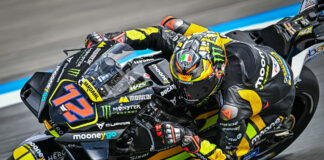 Marco Bezzecchi (72). Photo courtesy Mooney VR46 Racing Team.