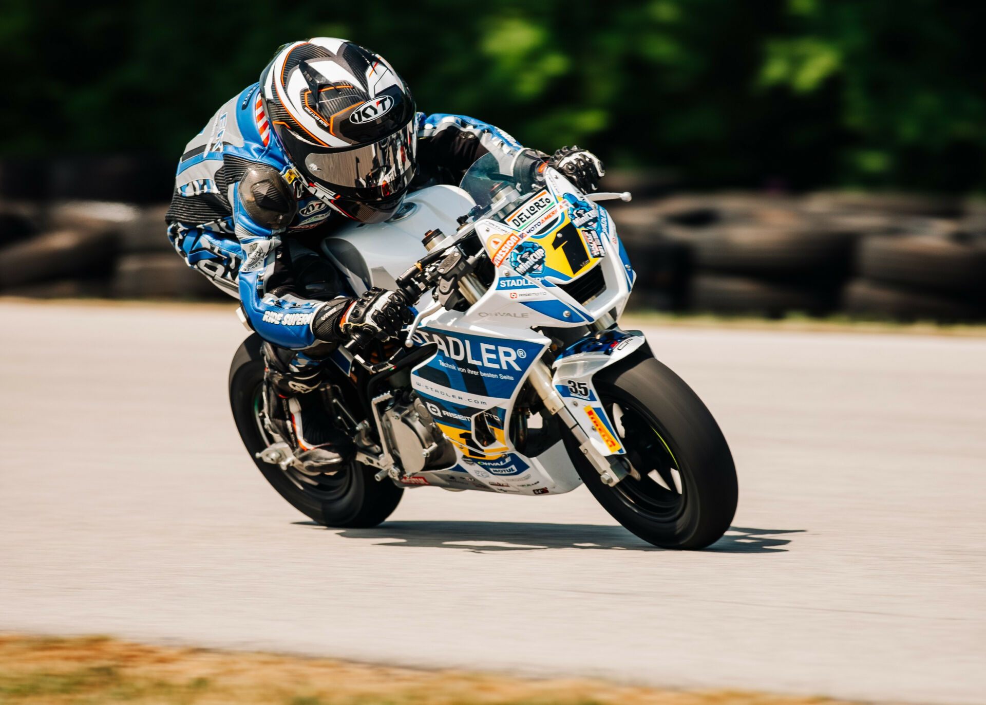 Nathan Gouker (1). Photo by Klingsporn Media, courtesy MotoAmerica.