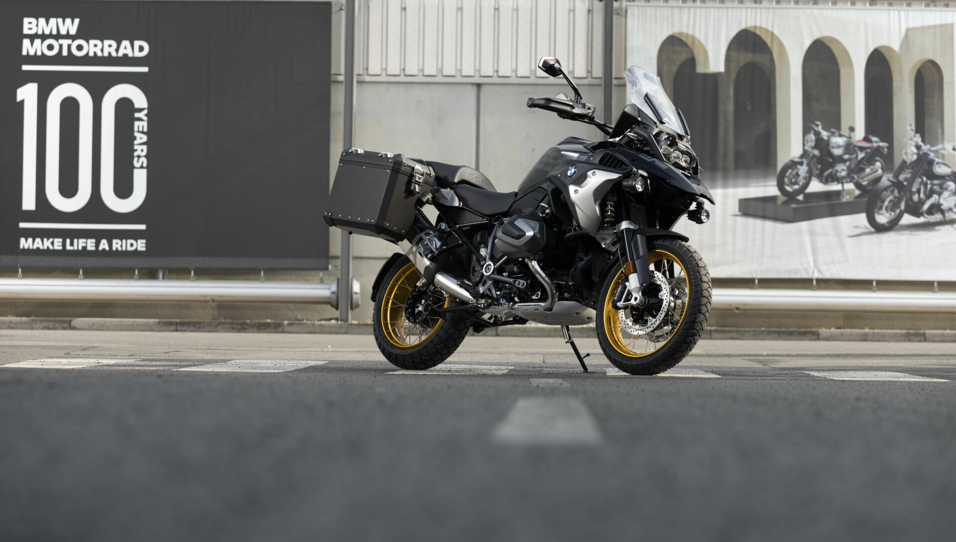 The one millionth BMW GS model with a Boxer engine. Photo courtesy BMW Motorrad.