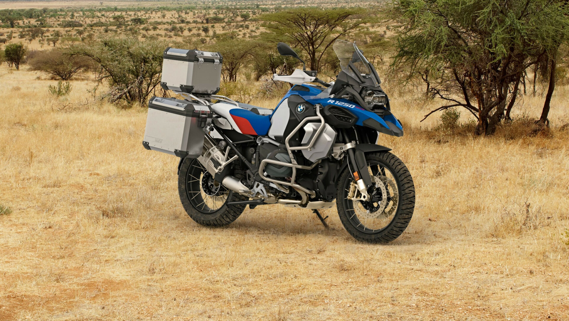 A 2024-model R 1250 GS Adventure. Photo courtesy BMW Motorrad.