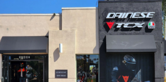 Dainese's newest store, in San Diego, California. Photo courtesy Dainese.