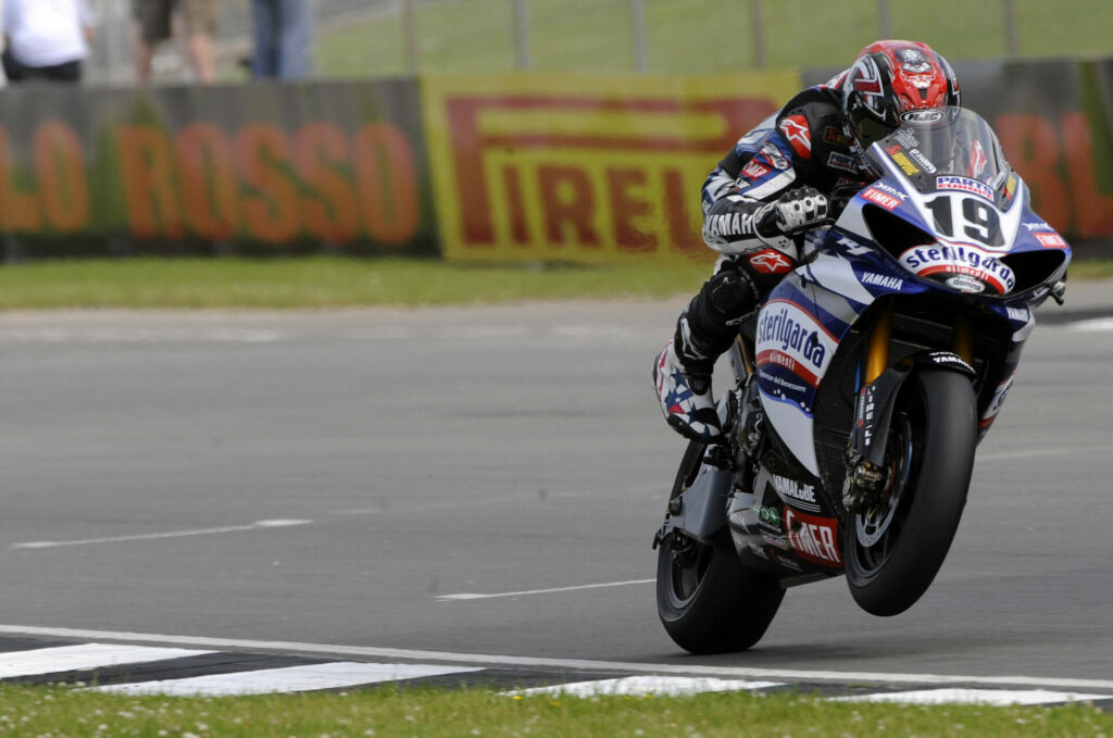 Ben Spies, the 2009 Superbike World Champion. Photo courtesy Pirelli.