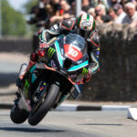 Peter Hickman (10), as seen during the 2023 Isle of Man TT. Photo courtesy Isle of Man TT Press Office.