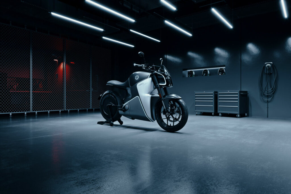 A FUELL Fllow electric motorcycle. Photo courtesy FUELL.