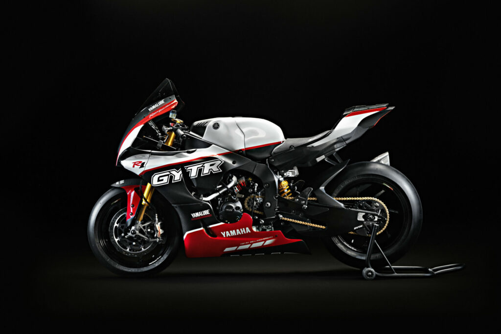 The R1 GYTR PRO 25th Anniversary track-only bike. Photo courtesy Yamaha Motor Europe.