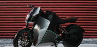 A FUELL Fllow electric motorcycle. Photo courtesy FUELL.