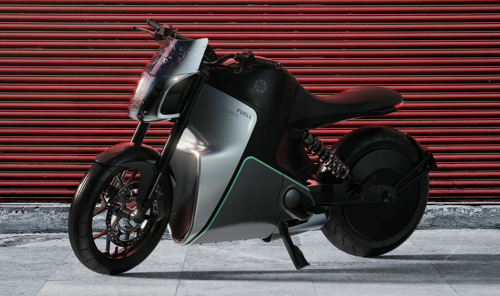 A FUELL Fllow electric motorcycle. Photo courtesy FUELL.