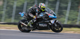 PJ Jacobsen (99). Photo courtesy Tytlers Cycle Racing.
