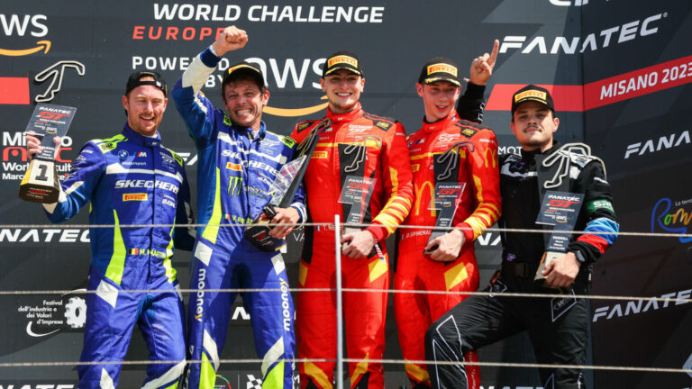 Valentino Rossi Wins GT World Challenge Europe Sprint Cup Race At Misano