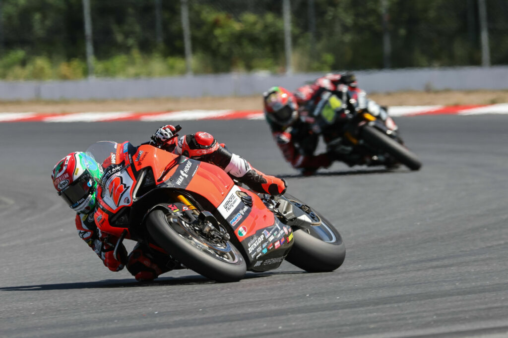 Josh Herrin (2). Photo by Brian J. Nelson, courtesy Ducati.