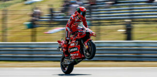 Defending MotoGP World Champion Francesco Bagnaia (1) will ride in front of the fans at the Goodwood Festival of Speed. Photo courtesy Ducati.