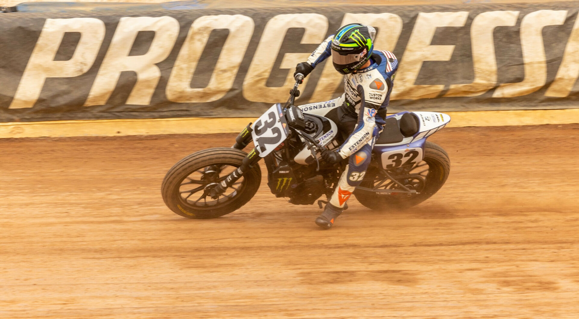 Dallas Daniels (32) still holds the AFT Twins point lead heading into the Orange County Half-Mile. Photo by Tim Lester, courtesy AFT.