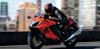 A 2024-model 25th Anniversary Edition Suzuki Hayabusa. Photo courtesy Suzuki Motor USA, LLC.