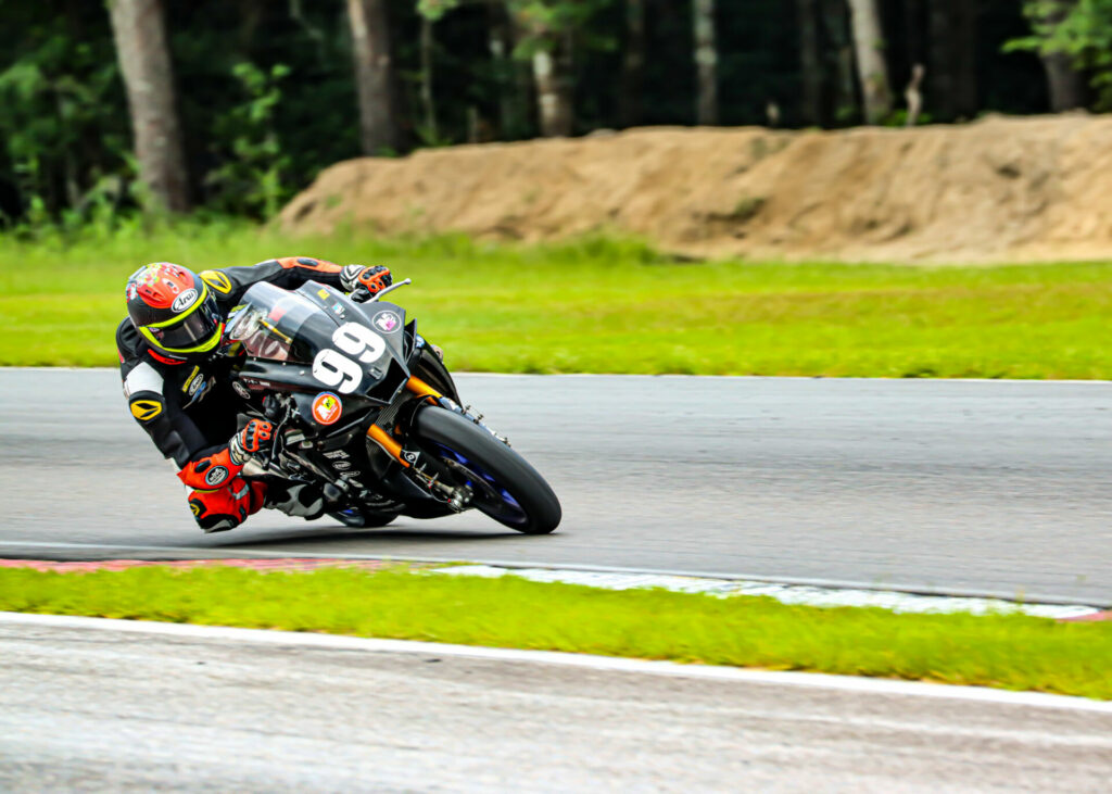 Hunter Dunham (99) at speed on the Army of Darkness Yamaha. Photo courtesy Army of Darkness.