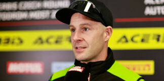 Jonathan Rea spoke about his future with the media Thursday at Autodrom Most in the Czech Republic. Photo courtesy Dorna.