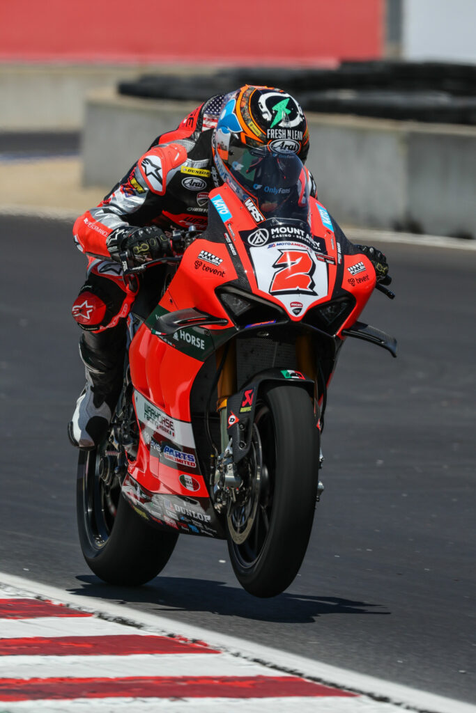 Josh Herrin (2). Photo by Brian J. Nelson, courtesy Ducati.