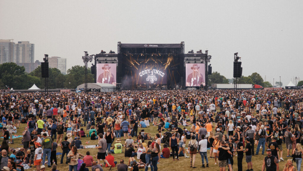 Two nights of rock concerts were a big part of the Harley-Davidson Homecoming. Photo courtesy Harley-Davidson.