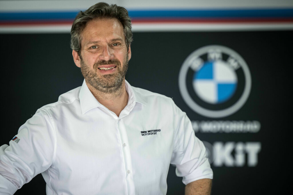 BMW Motorrad Motorsport Director Marc Bongers. Photo courtesy BMW Motorrad.