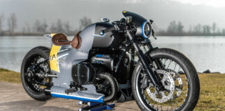 The R 18 "Iron Annie" Custom Bike from Switzerland. Photo courtesy BMW Motorrad.