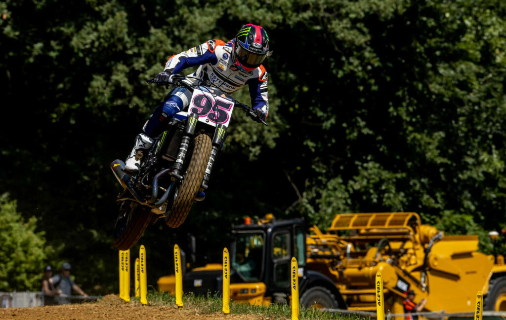 JD Beach (95) won the 76th Peoria TT. Photo courtesy AFT.