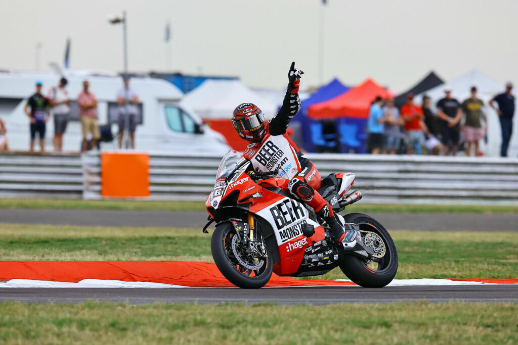 Tommy Bridewell (46). Photo courtesy BeerMonster Ducati.