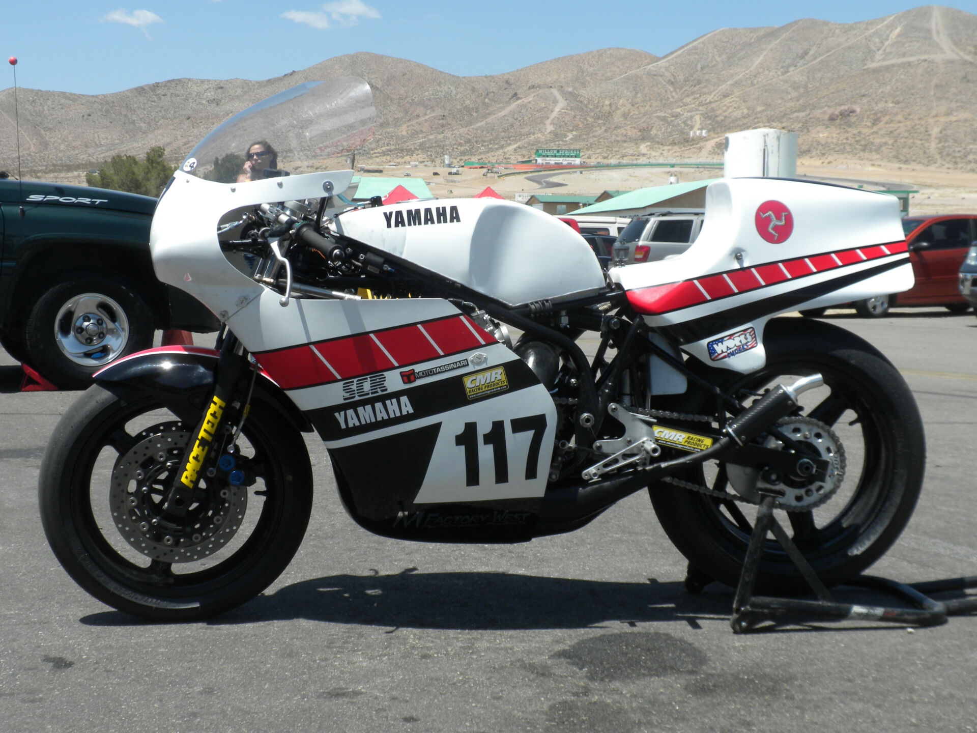 A 1978 Yamaha TZ750 vintage racebike. Photo by Lorraine Crussell, courtesy AHRMA.