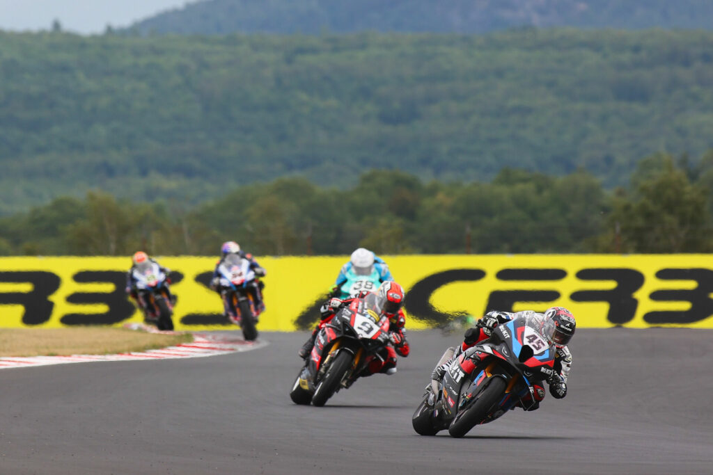 Scott Redding (45) got fourth place. Photo courtesy Dorna.