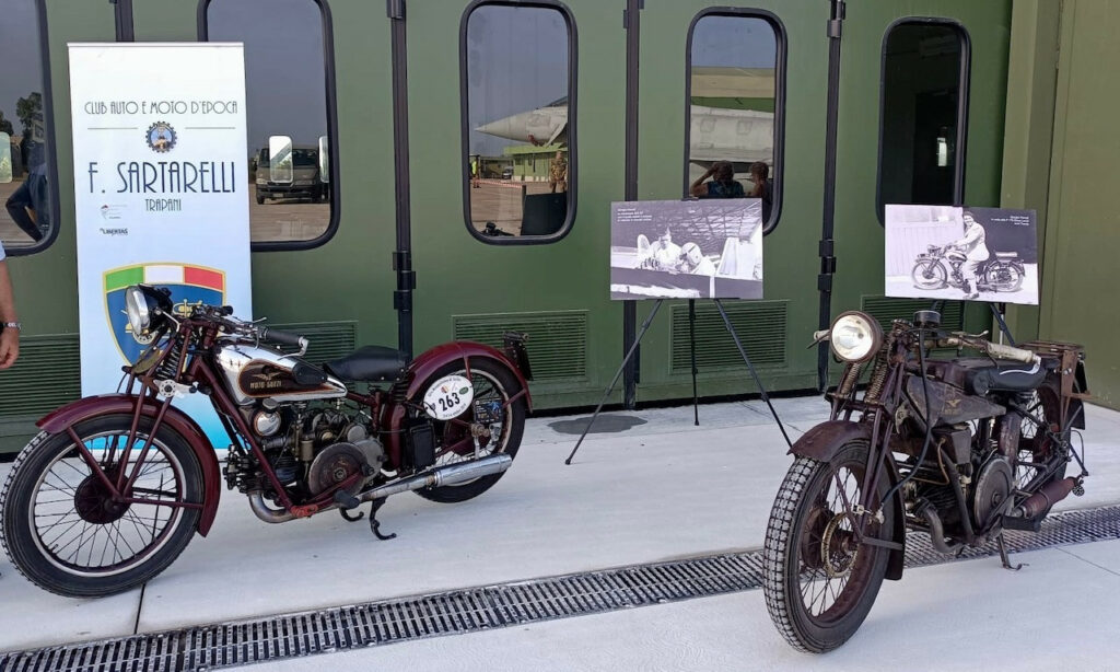 Vintage Moto Guzzi motorcycles. Photo courtesy Giorgio Parodi Association.