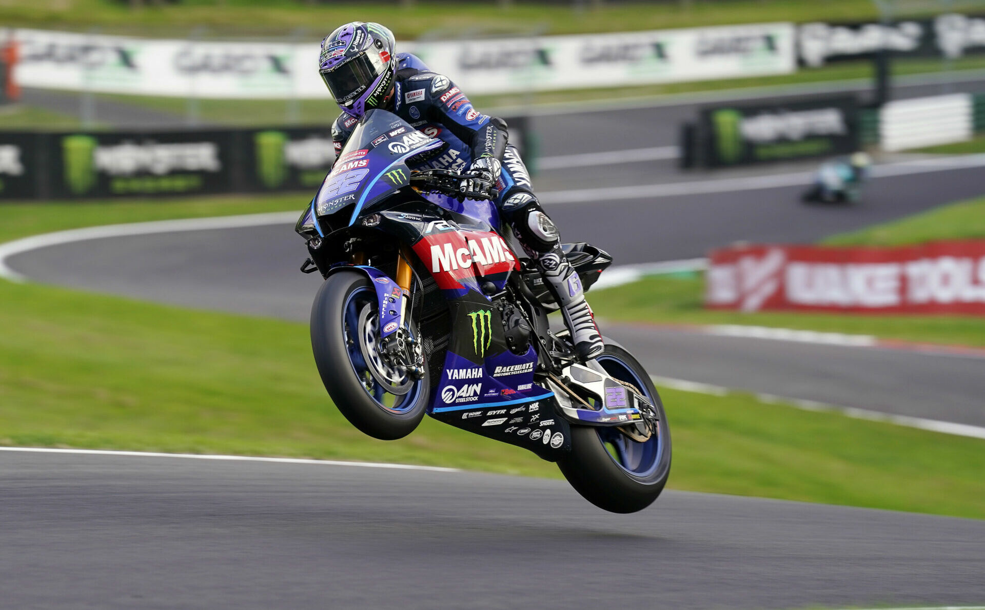 Jason O'Halloran (22) during practice Saturday at Cadwell Park. Photo courtesy MSVR.