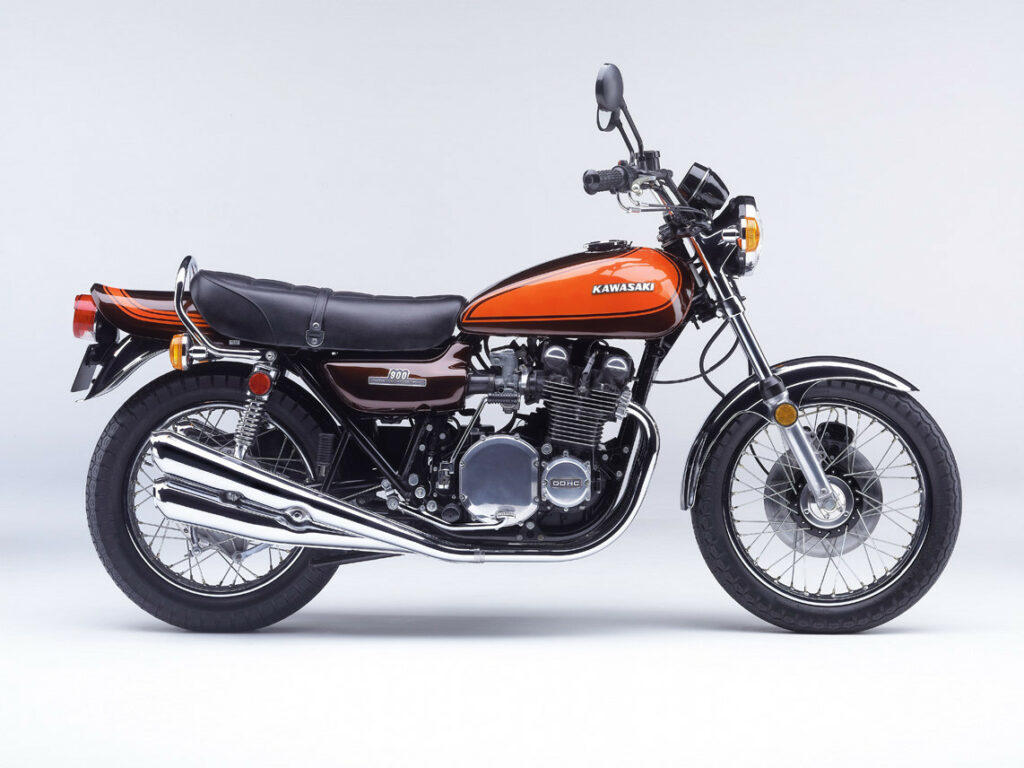 A 1972 Kawasaki Z1 900. Photo courtesy Kawasaki Motors Corp., U.S.A.