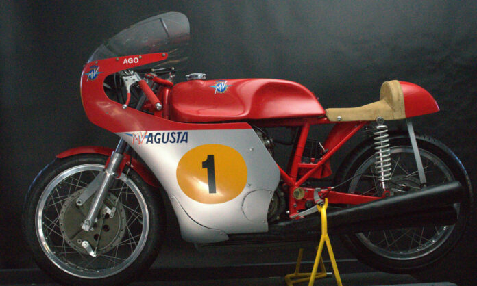 500three.nologo Team Obsolete's ex-Phil Read 1973 MV Agusta 500cc triple. Photo courtesy Team Obsolete.