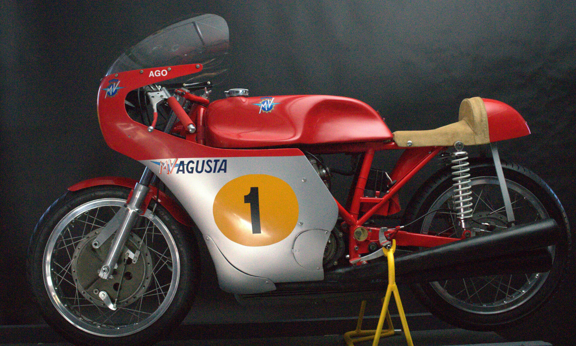 Team Obsolete's ex-Phil Read 1973 MV Agusta 500cc triple. Photo courtesy Team Obsolete.