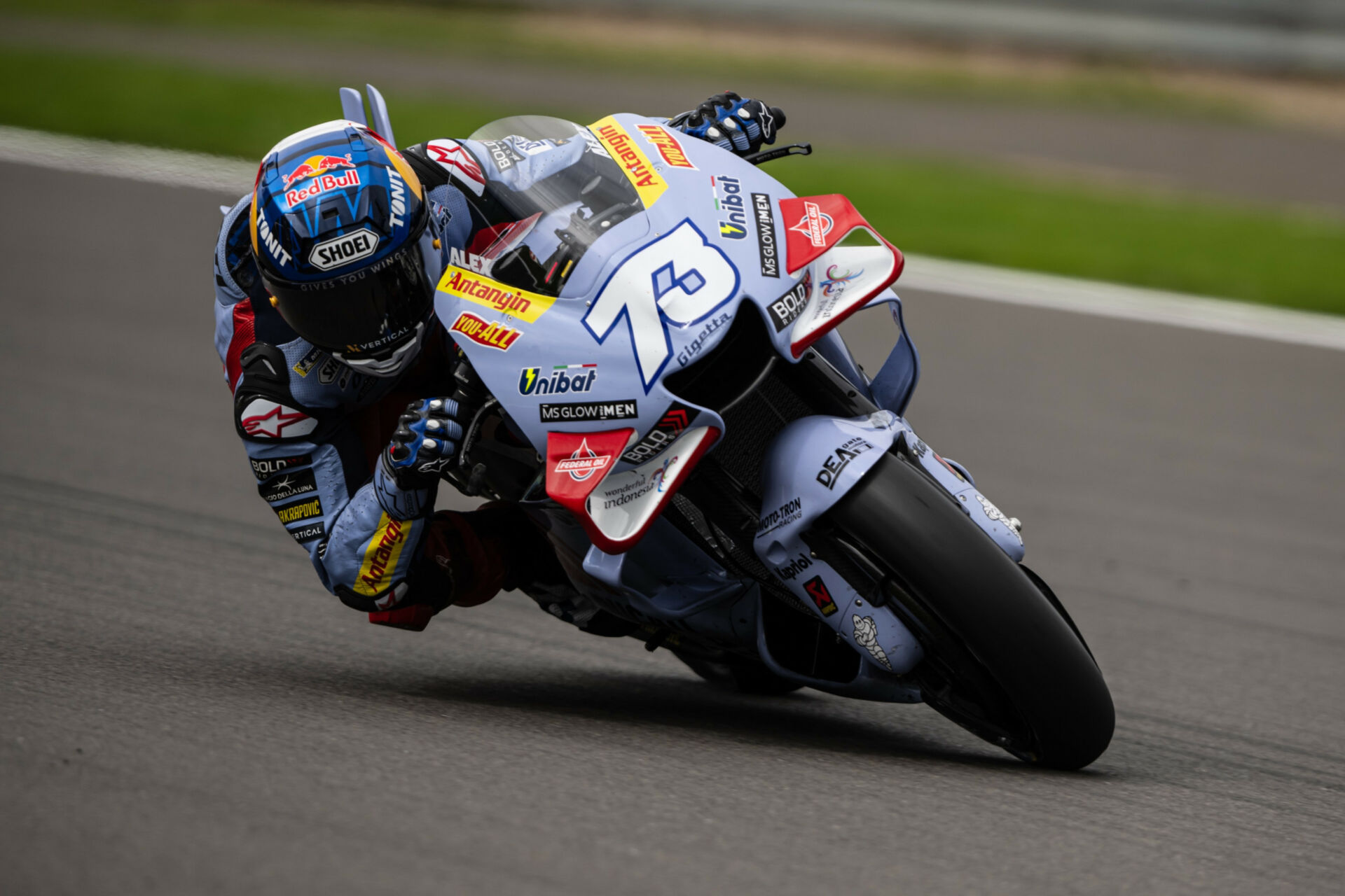 Alex Marquez (73). Photo courtesy Gresini Racing.