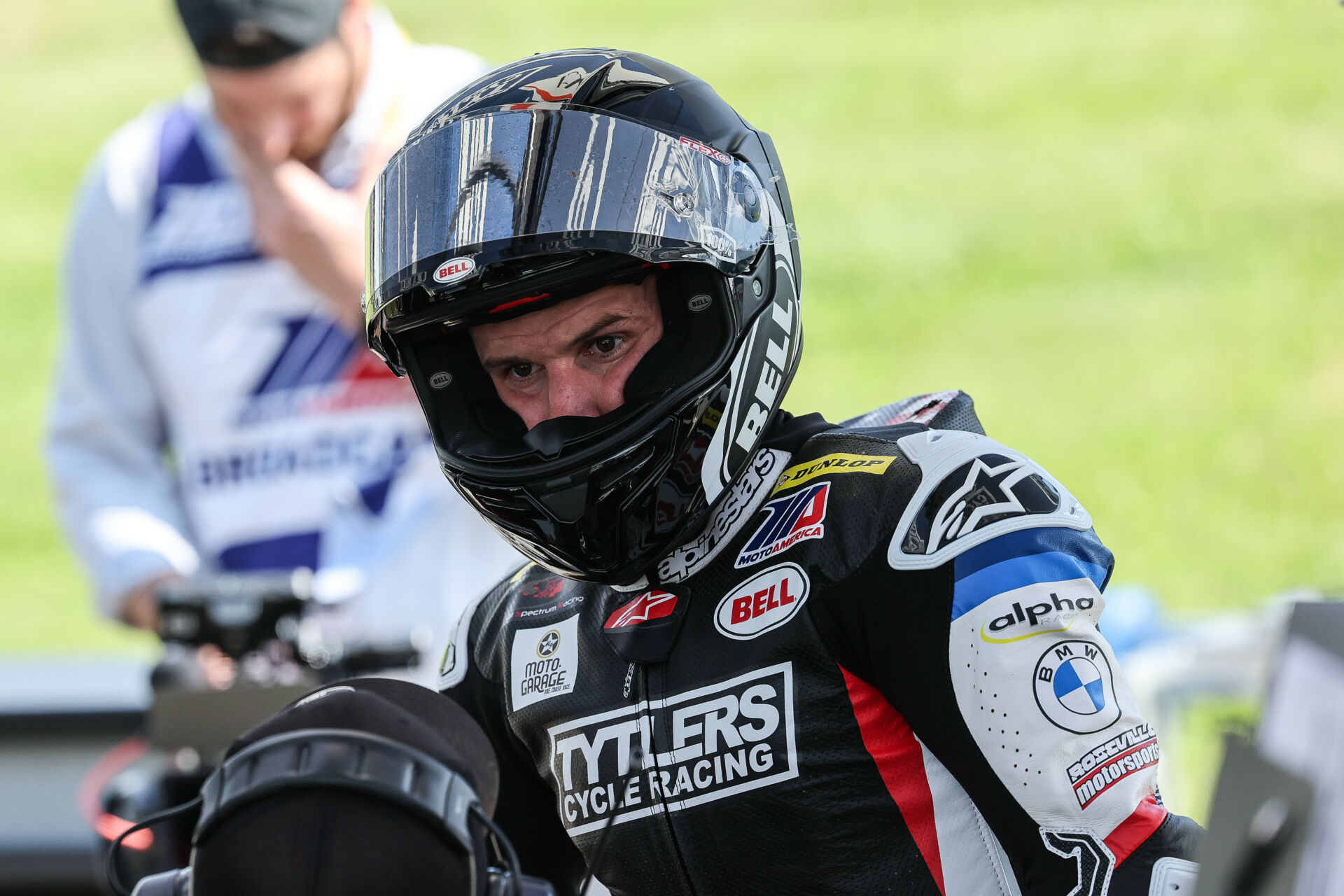 Cameron Beaubier, as seen at Pittsburgh International Race Complex. Photo by Brian J. Nelson.