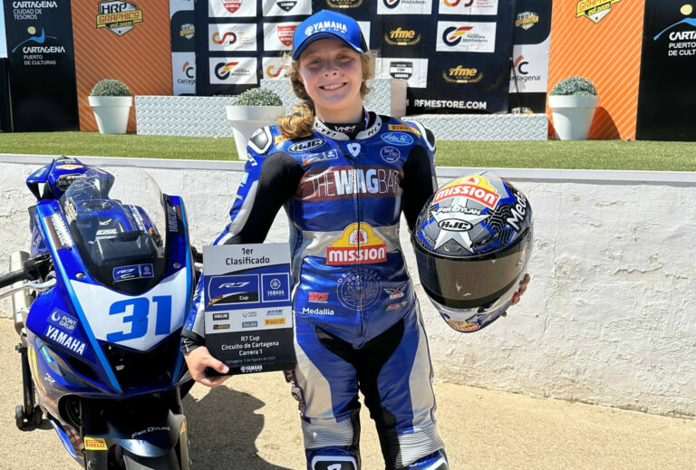 Yamaha R7 Cup: Kayla Yaakov Wins Race One At Cartagena Circuit In Spain