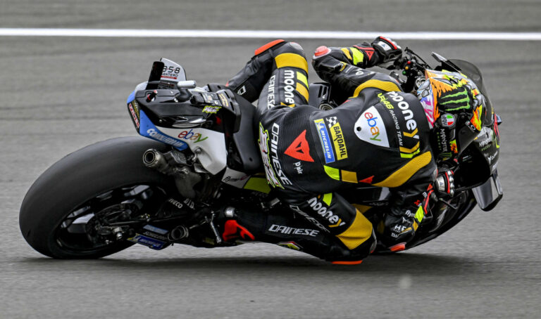 MotoGP: Bezzecchi Claims Pole Position At Rainy Silverstone (Updated)