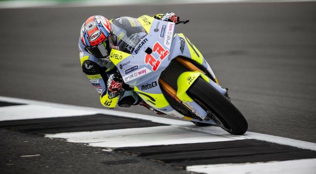 Matteo Ferrari (11), as seen at Silverstone. Photo courtesy Gresini Racing.