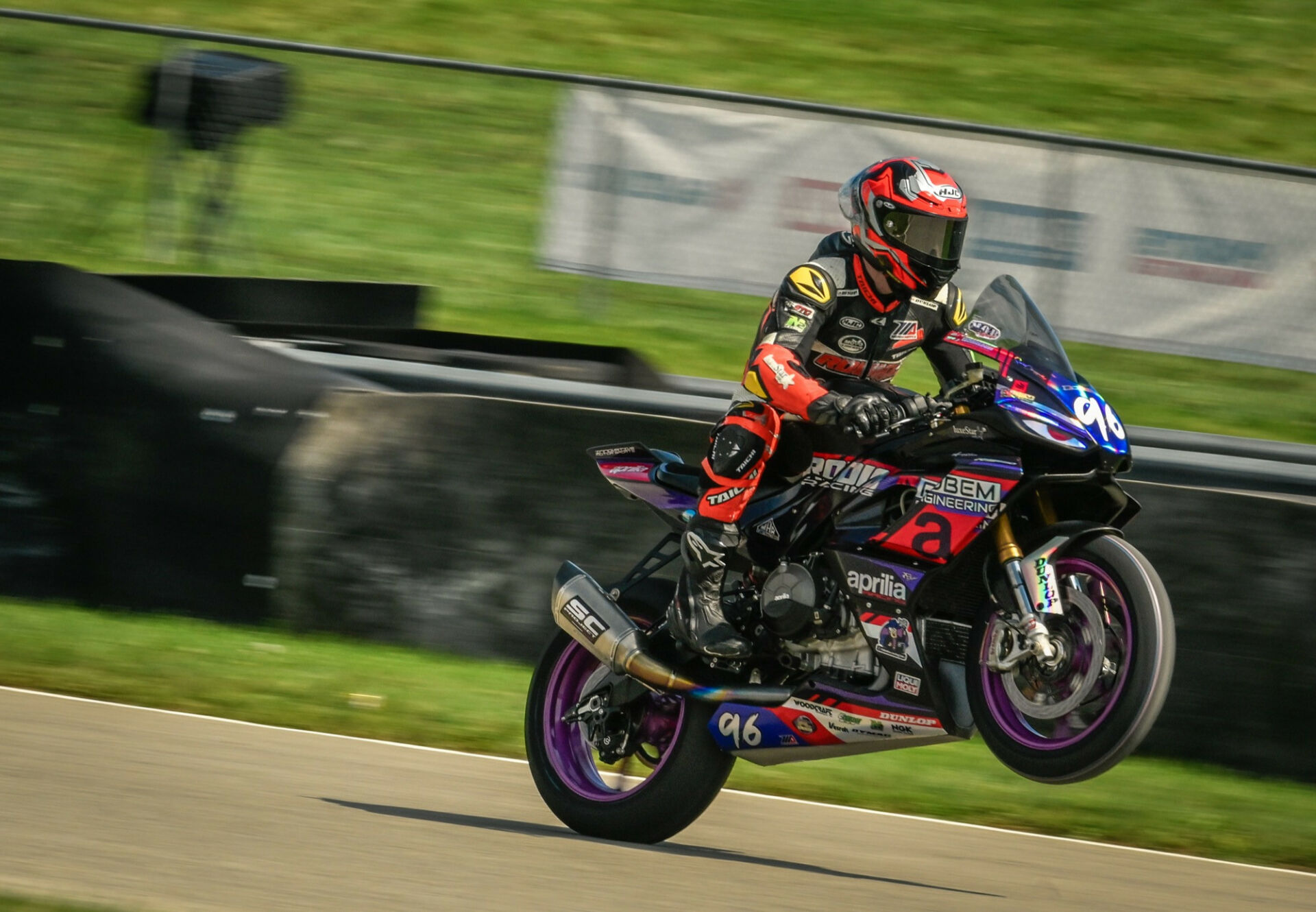 Gus Rodio (96). Photo by Sara Chappell Photos, courtesy Aprilia Americas.