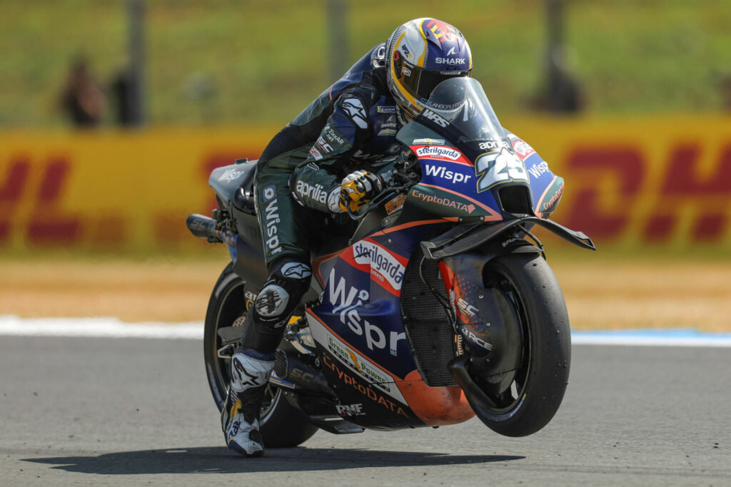 Raul Fernandez (25). Photo courtesy RNF MotoGP Team.