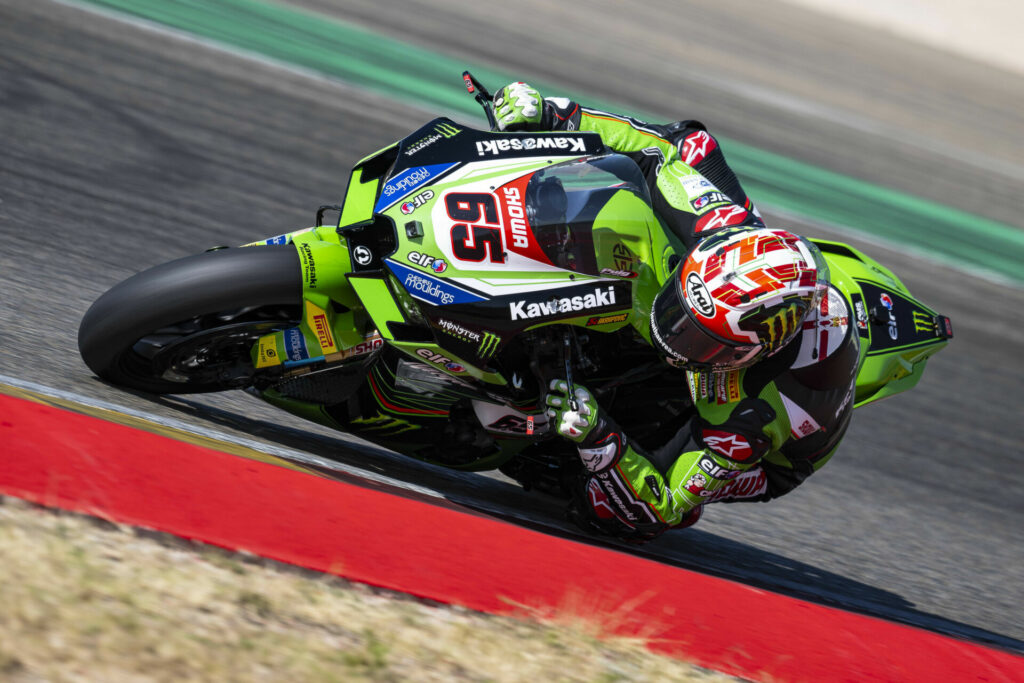 Jonathan Rea (65). Photo courtesy Kawasaki Racing Team.