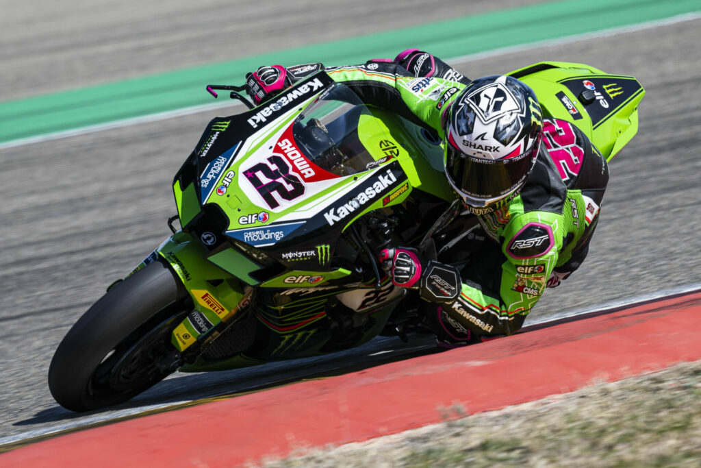 Alex Lowes (22). Photo courtesy Kawasaki.