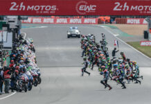 The start of the 2023 24 Hours of Le Mans. Photo courtesy FIM EWC.