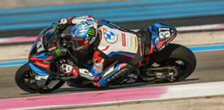 Markus Reiterberger (37) on the BMW Motorrad World Endurance Team M 1000 RR in France. Photo courtesy FIM EWC.