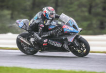 Corey Alexander (23). Photo courtesy Tytlers Cycle Racing BMW.