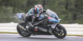 Corey Alexander (23). Photo courtesy Tytlers Cycle Racing BMW.